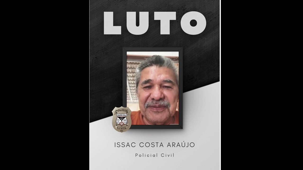 NOTA DE PESAR: Polícia Civil lamenta morte de Isaac Costa Araújo