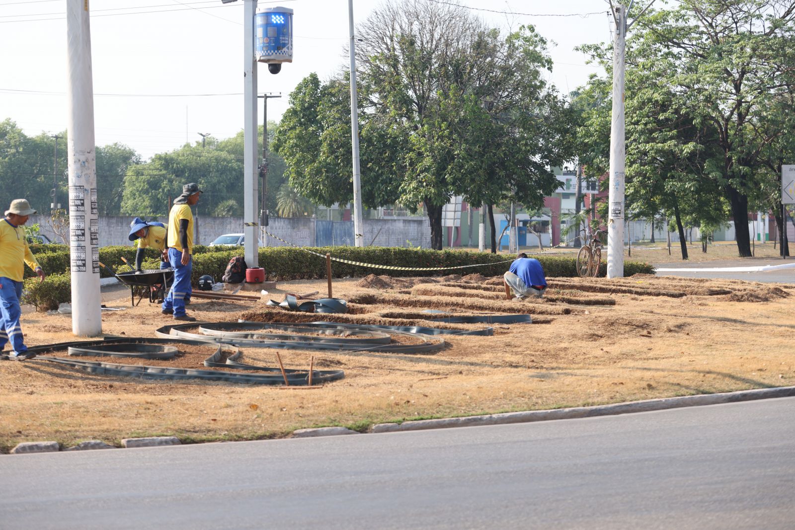 COOPERAÇÃO TÉCNICA: Rotatória da Imigrantes com Jorge Teixeira recebe novo projeto paisagístico