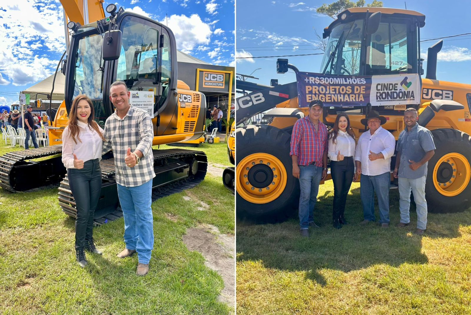 CRISTIANE LOPES : Deputada entrega maquinário a municípios na Rondônia Rural Show 2026