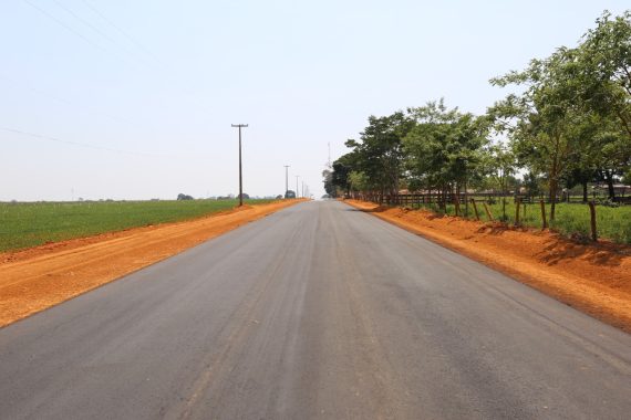 CABIXI: DER conclui processo de pavimentação asfáltica na rodovia-497