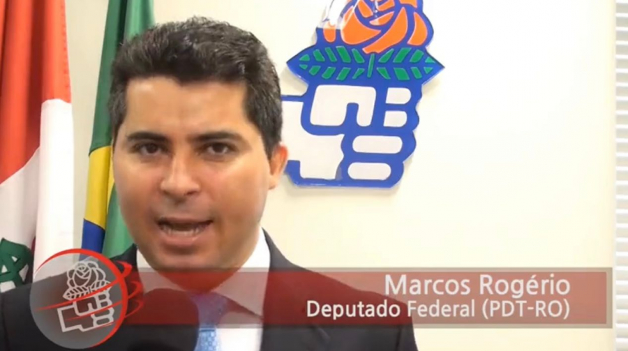 HIPOCRISIA OU CONVENIÊNCIA? - Marcos Rogério disse em discurso que ajudou eleger presidente Dilma (PT)