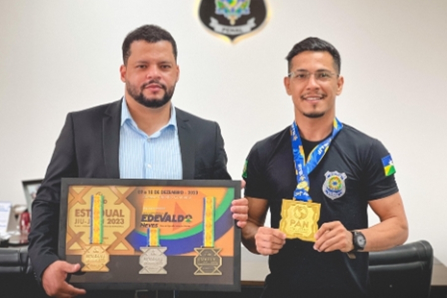 JIU-JÍTSU: Edevaldo Neves recebe reconhecimento do número 1 do mundo no peso Galo Master