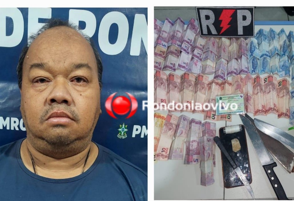 BUENOS AIRES: Equipe do sargento Machado prende homem por tráfico de drogas