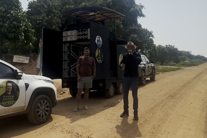 NA ZONA LESTE: Candidato a deputado estadual percorre setor chacareiro e denuncia abandono