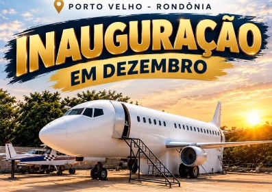 EM PORTO VELHO: Casa Avião prepara novo espaço com 737 para inauguração em dezembro