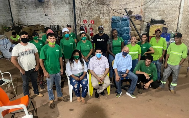 Recicoop comemora liberação de 430 mil reais do senador Confúcio Moura