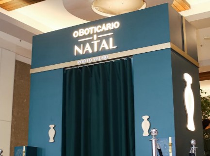 EXPERIÊNCIA: O Boticário leva atração natalina para o Porto Velho Shopping