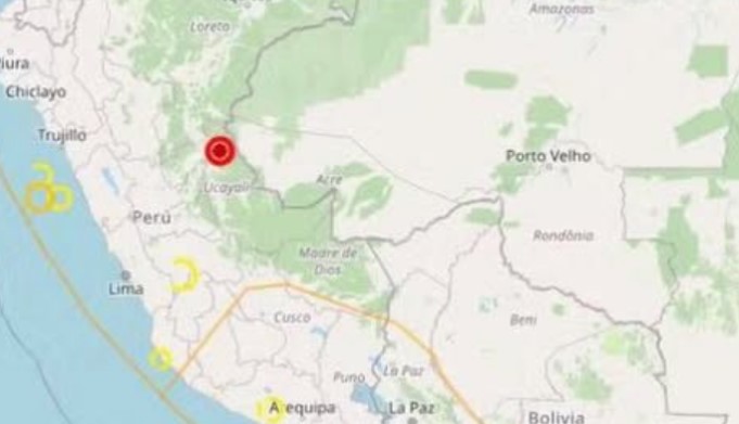 TREMEU NO ACRE: Terremoto de magnitude 5,6 é registrado na fronteira entre Peru e Brasil