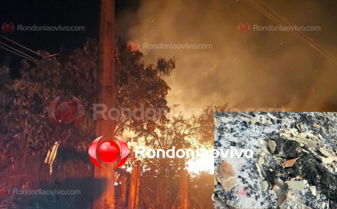 URGENTE: Corpo de homem é encontrado carbonizado após incêndio em residência