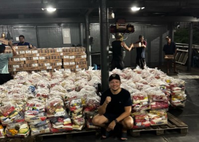 ZÉ PAROCA: Vereador arrecada cestas básicas para atingidos pela cheia do Madeira