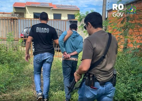 CAIU: Operação da Draco prende traficante foragido em Rondônia