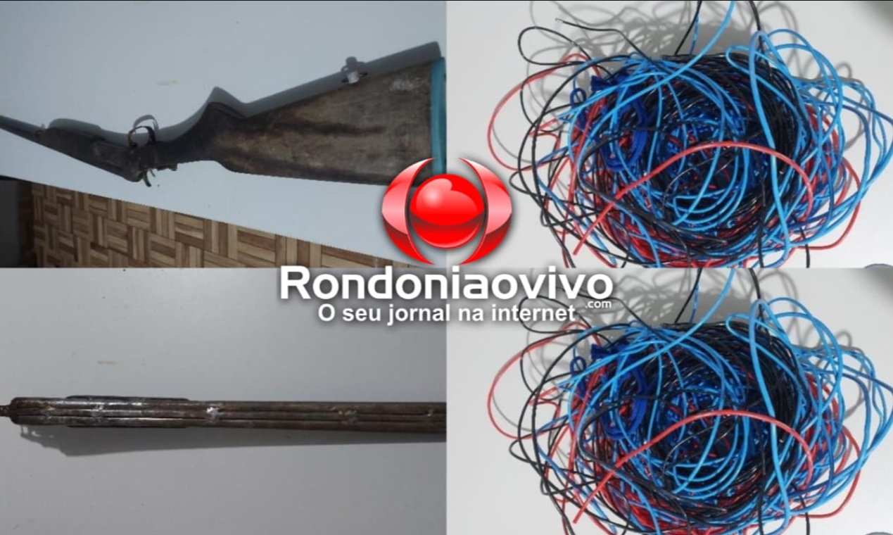 AÇÃO RÁPIDA: PM apreende armas e objetos furtados em associação