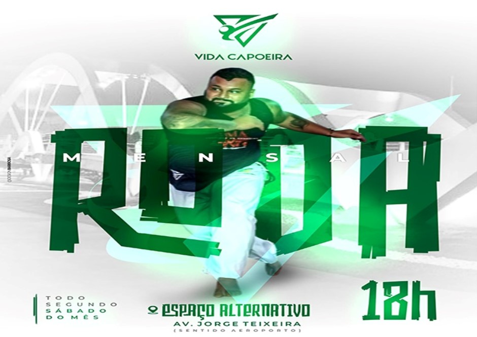 CAPOEIRA: Roda de Capoeira Mensal irá acontecer nesse sábado (12), na capital