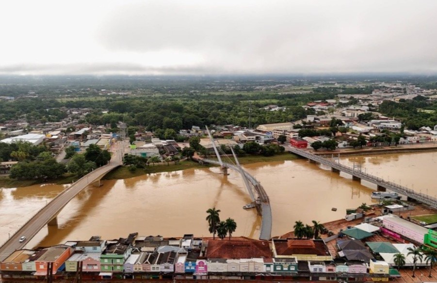 CHEIAS NO RIO ACRE: Monitoramento do SGB indica que o ritmo de subida está mais lento