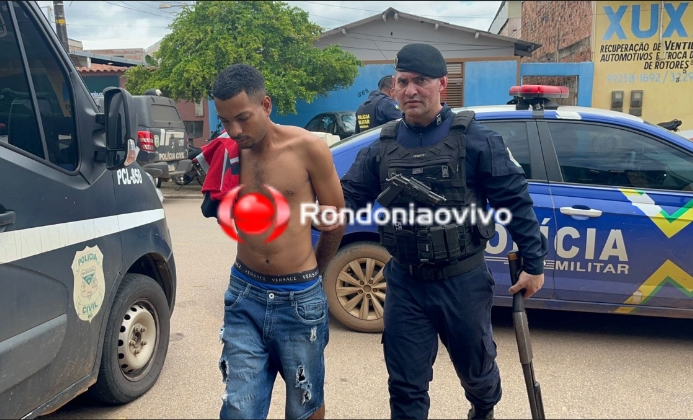 CAIU: Traficante é preso por equipe do sargento Machado em boca de fumo na capital 