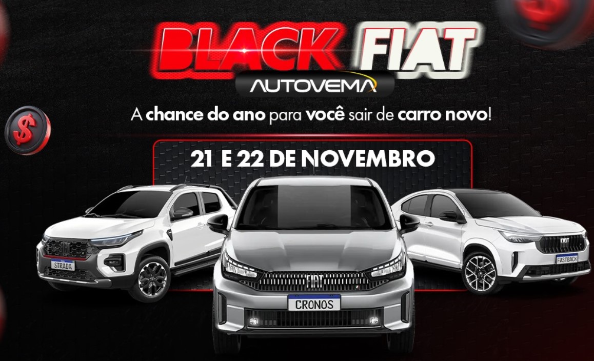 BLACK FIAT AUTOVEMA: Condições exclusivas para todos os públicos neste mês especial