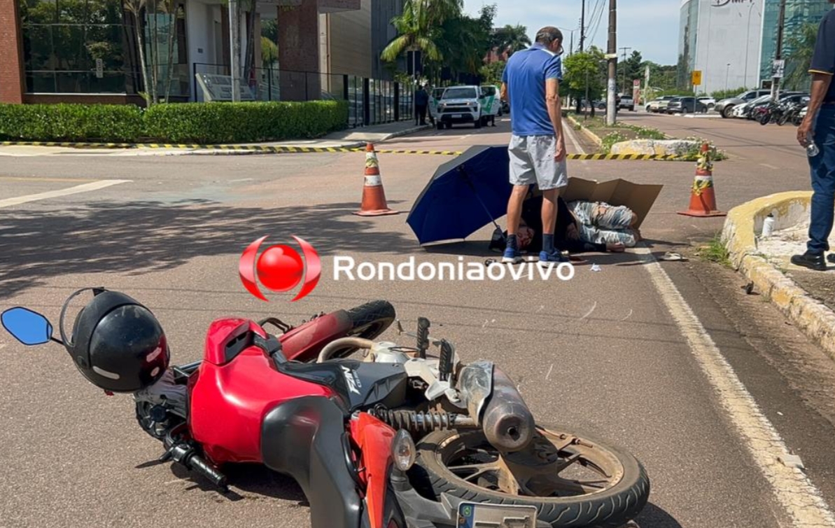 URGENTE: Motociclista fica em estado grave e condutor de carro foge