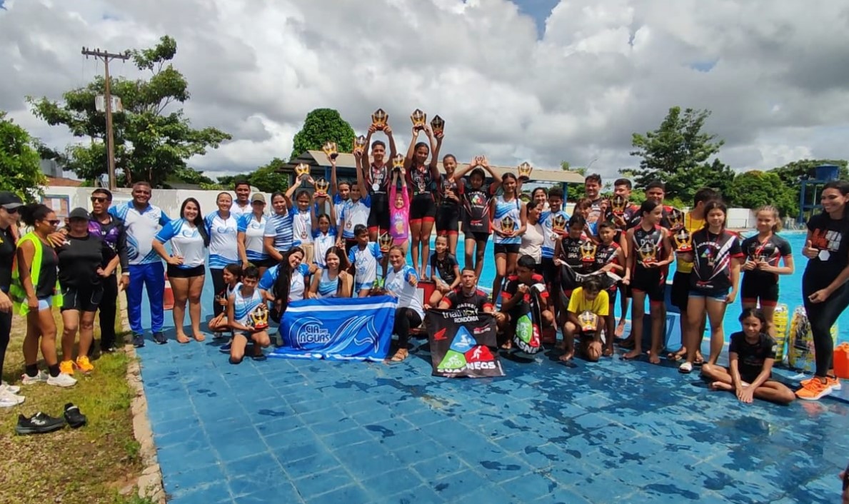 EVENTO: Crianças e adolescentes brilham em etapa de Triathlon infantil em PVH