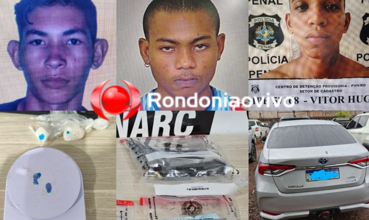 OPERAÇÃO: Denarc prende trio com arma e drogas na zona Leste