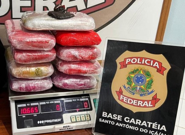 AÇÃO: PF prende mulher por tráfico de drogas no interior do Amazonas