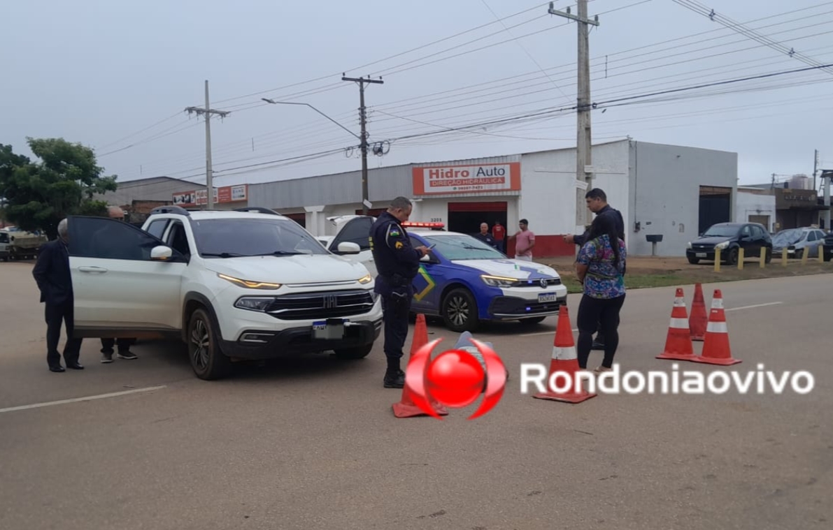 IMPRUDÊNCIA: Mulher em bicicleta elétrica é atropelada por Toro