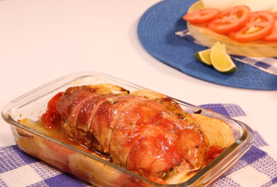 RÉVEILLON: Aprenda a receita de pernil de porco recheado e assado