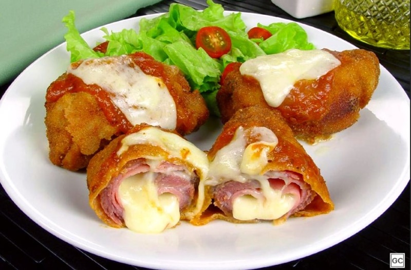 RECEITA: Aprenda a fazer um delicioso bife à rolê com presunto e queijo