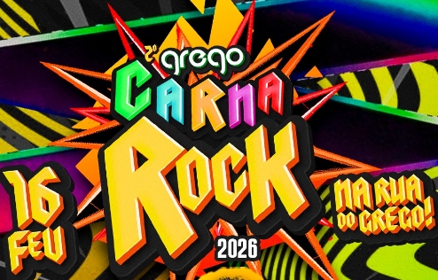 GREGO ORIGINAL: CarnaRock 2026 traz mistura perfeita da folia carnavalesca com Rock n' Roll