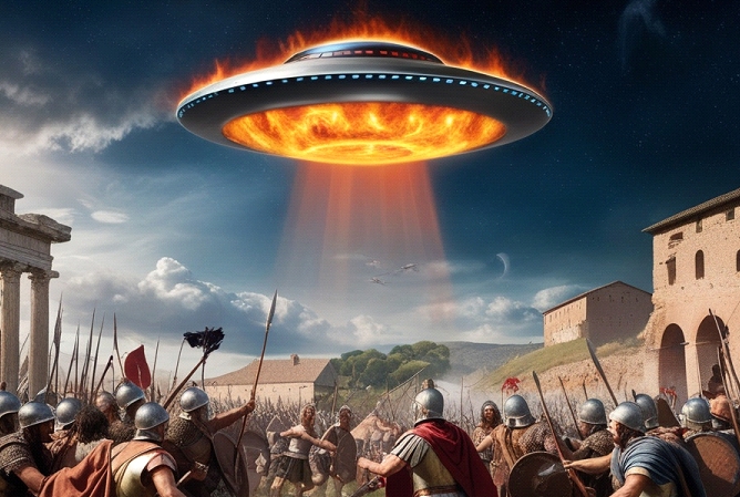 HISTÓRIA ANTIGA: Registros mostram OVNIs da época da República Romana