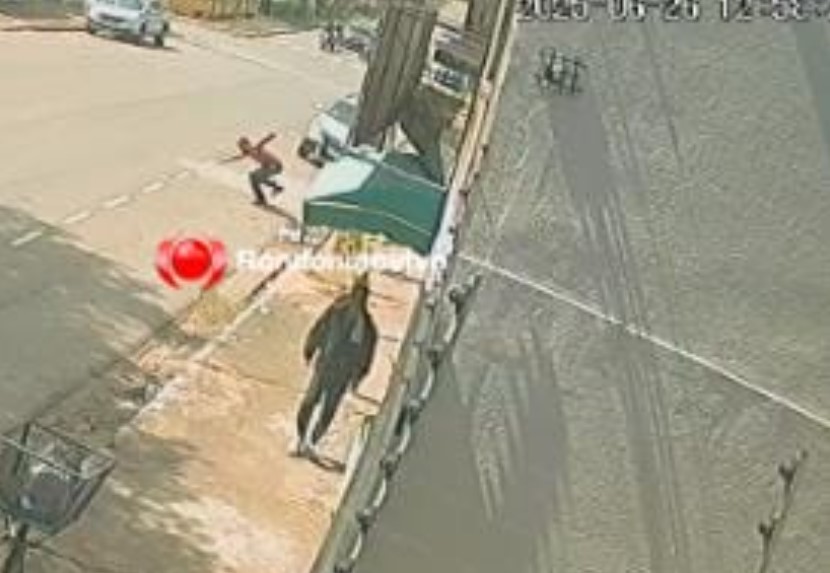 'NEGO BOY': Execução na região central de Porto Velho foi filmada por câmera de segurança