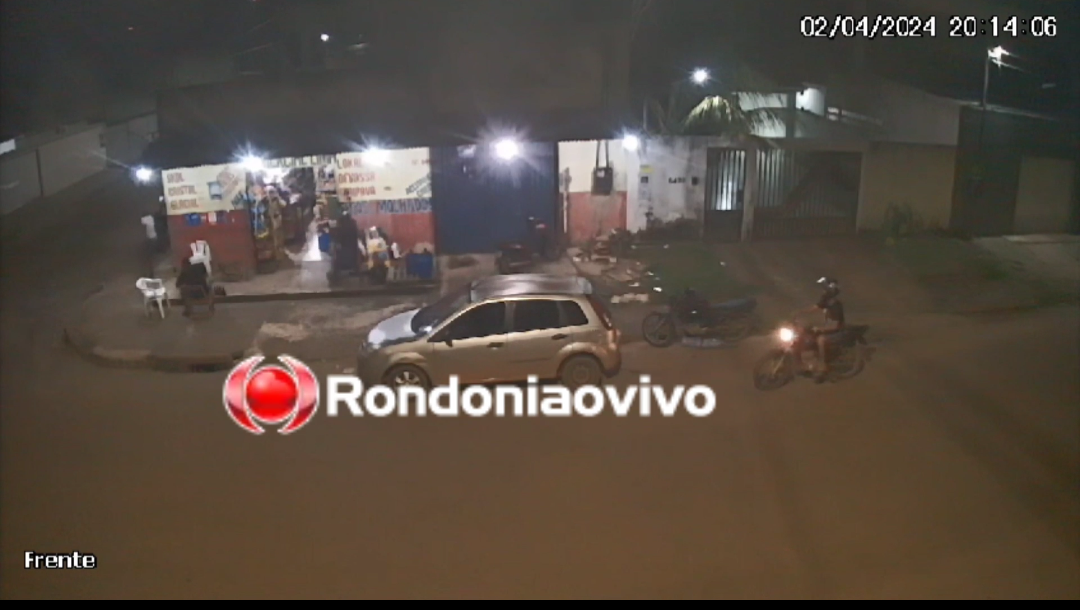 DOIS BALEADOS: Vídeo mostra ataque a tiros na frente de comércio na zona Leste 