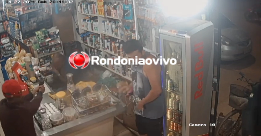 VÍDEO: Policial trocou tiros com bandidos e evitou execução de comerciante na capital 