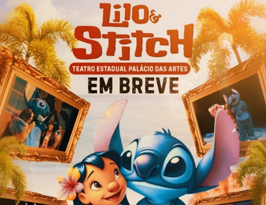 LILO E STITCH: Sucesso infantil vai para o Teatro Palácio das Artes no dia 24 de Agosto