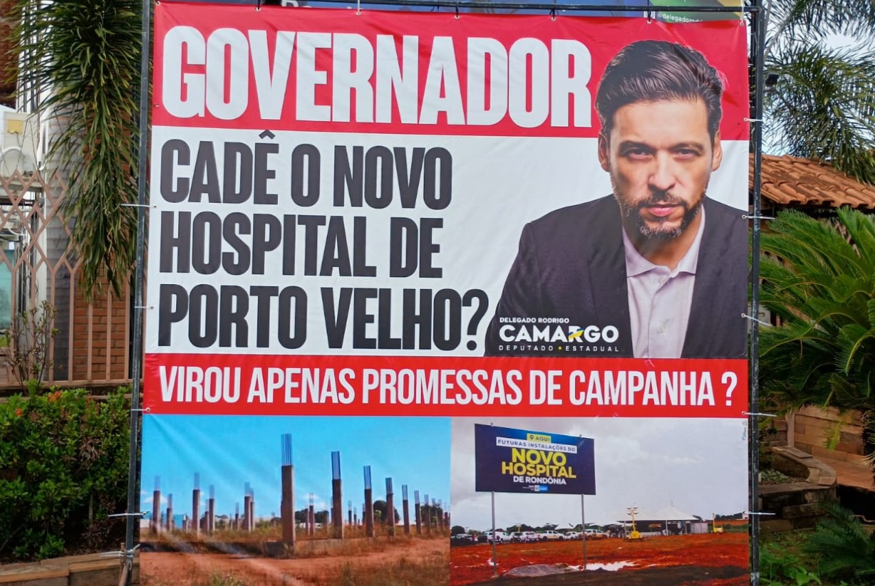 NUNCA FOI!: Deputado desafia governador Marcos Rocha a visitar hospital João Paulo II