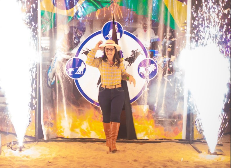 É HOJE!: Rosangela Donadon convida população para o Rodeio em Corumbiara