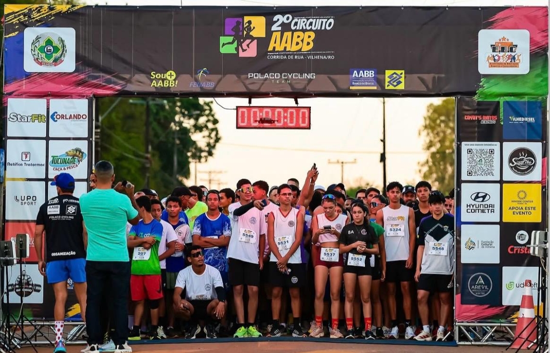 EVENTO: 2º Circuito AABB reúne 925 atletas para corrida de rua em Vilhena