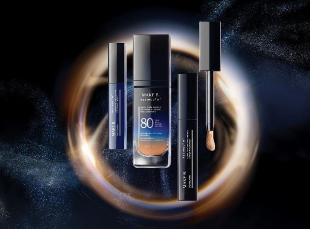 MAKE. B RETINOL H+: O Boticário apresenta primeira base do Brasil com triplo retinol