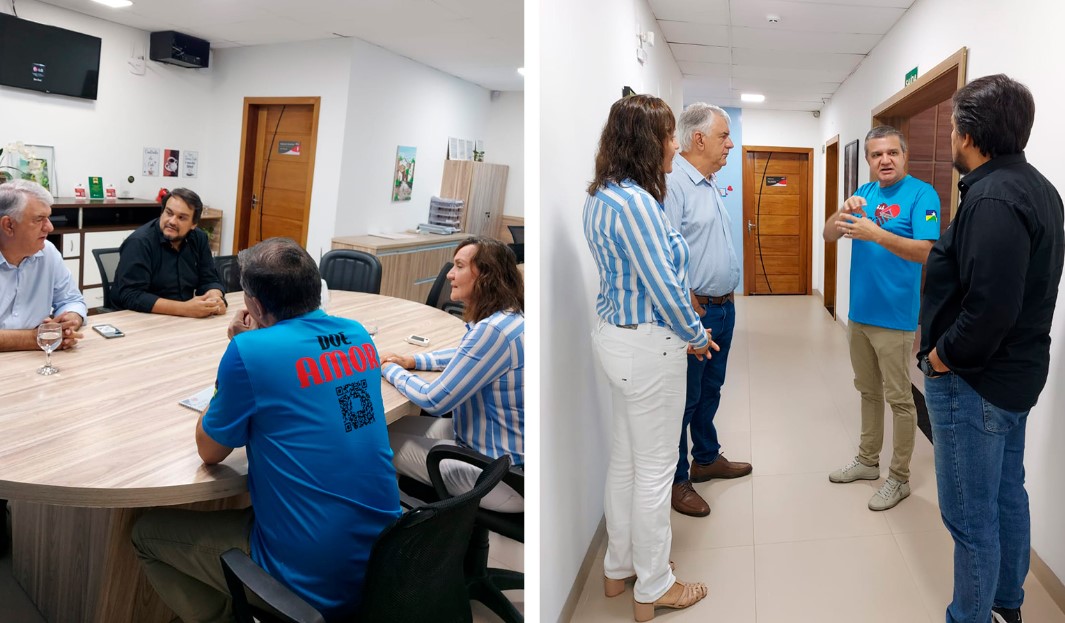 COMPROMETIMENTO: NACC recebe visita do Instituto Rovema em demonstração de apoio contínuo