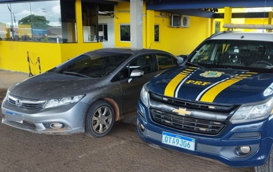 FISCALIZAÇÃO: Polícia Rodoviária Federal recupera veículo adulterado na BR 364