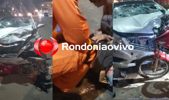 NA ABUNÃ: Motorista de Azera foge após causar acidente e deixar casal em estado grave 