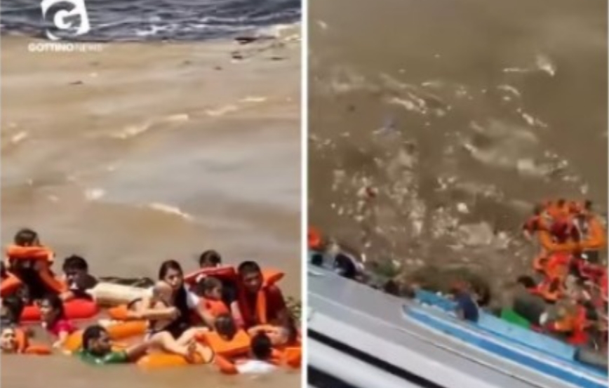 ENCONTRO DAS ÁGUAS: Naufrágio no Amazonas deixa passageiros à deriva em Manaus