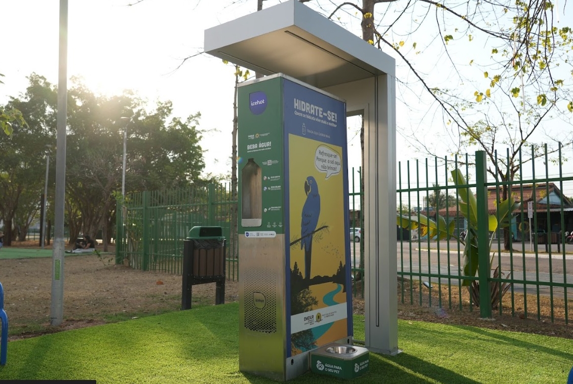 PATRIMÔNIO: Bebedouros em espaços públicos exigem uso consciente