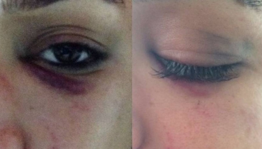 DE JOELHOS: Mulher junto com a filha implora para não ser morta pelo ex-marido