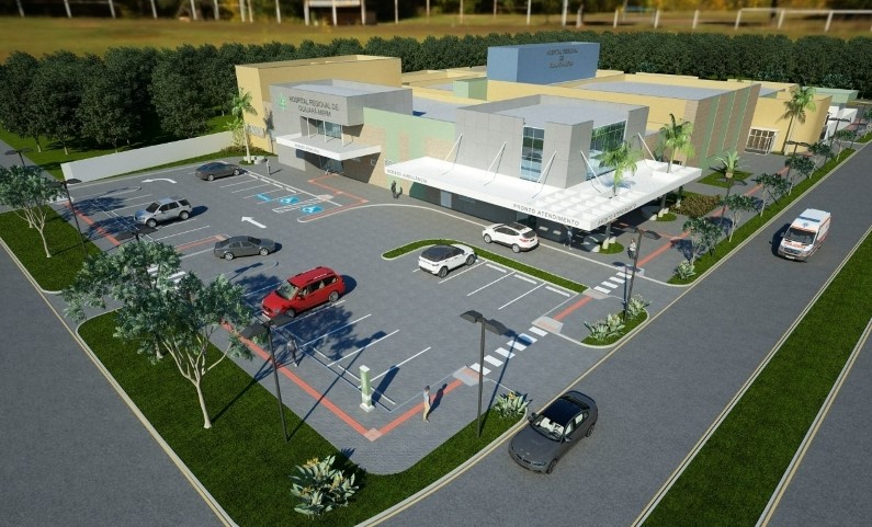 TAISSA SOUSA: Obras do Hospital Regional de Guajará-Mirim avançam para 44%