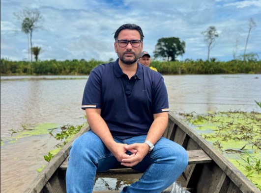 MARCOS COMBATE: Vereador visita comunidade Bom Será que pede socorro após cheia