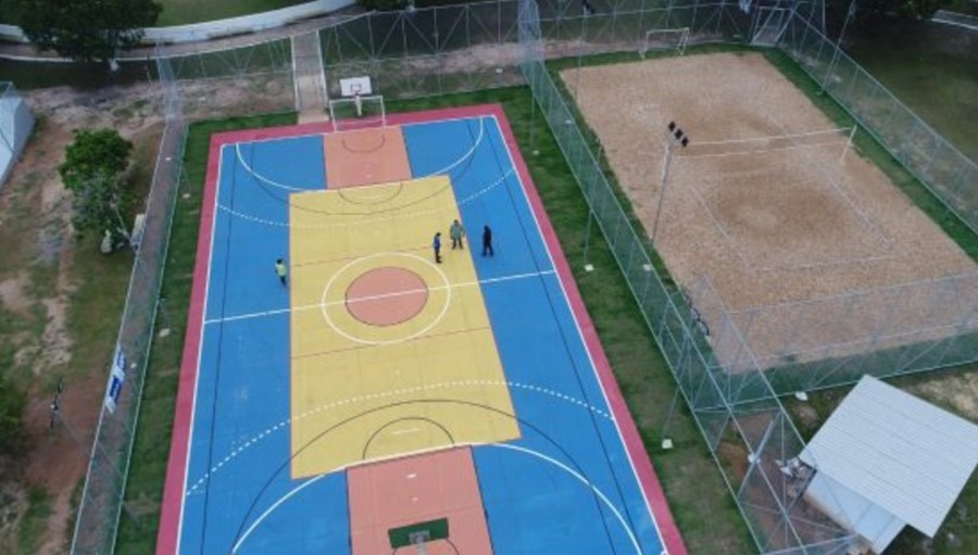 LAZER: Praça dos Pioneiros está sendo revitalizada em Pimenta Bueno