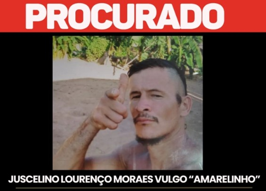 PROCURADO: PC tenta prender 'Amarelinho' acusado de matar homem durante emboscada