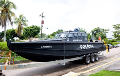 OPERAÇÕES ESTRATÉGICAS:  Rondônia adquire lancha blindada com recursos do governo federal para combate ao crime 
