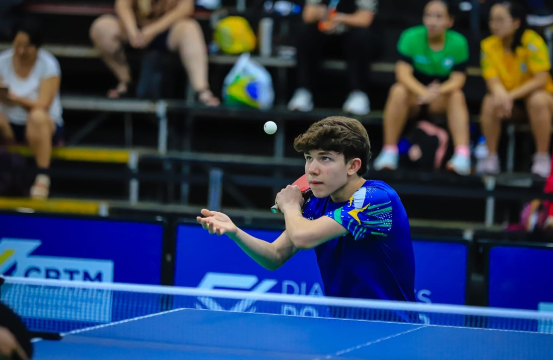 TÊNIS DE MESA: Jovem rondoniense conquista medalha para o Brasil no Campeonato Sul-Americano