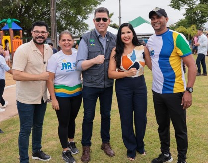 CRISTIANE LOPES: Deputada e Marcos Rocha entregam nova praça do Abobrão